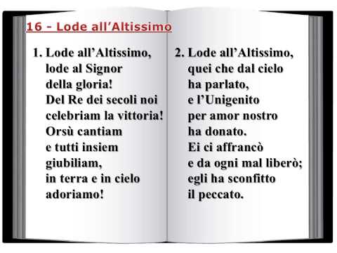 16 Lode all'Altissimo - Innario Chiesa Avventista 2014