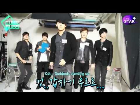 [CUBICSUBS] 120420 Star Interview - BTOB's country wide talent show (be careful of your navel+heart)