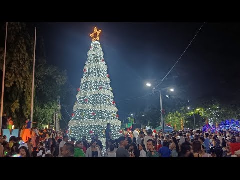Vlog: Encendido del árbol navideño en Choloma, Cortes Honduras!🎄✨