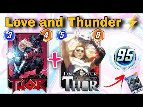 Mjolnir to me!⚡ Thor Jane Jaw Deck | Marvel Snap