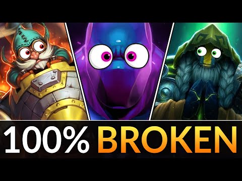 How to BECOME 100% BROKEN: Earth Spirit, Gyrocopter and Enigma BEST MMR Tips - Dota 2 Guide