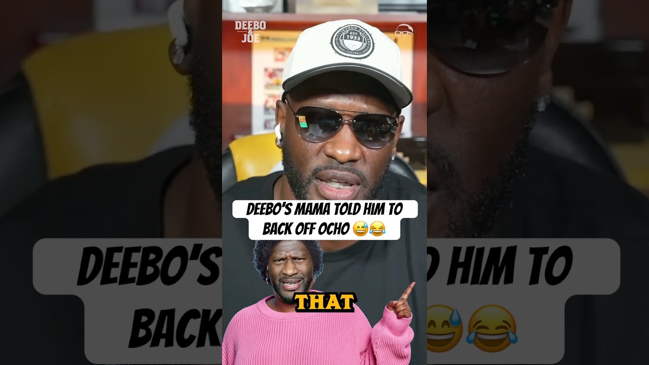 Ocho is lucky Deebo’s mama told him to chill out since he’s a changed man 😅😂 #DeeboAndJoe