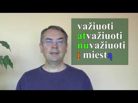 LITHUANIAN LANGUAGE - LESSON 8 - DRIVE - Važiuoti