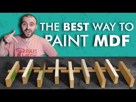 What Is The BEST Way To Paint MDF? - 9 Methods Tested