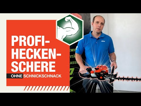 Profi-Heckenschere OHNE Schnickschnack! Wartung ganz easy.