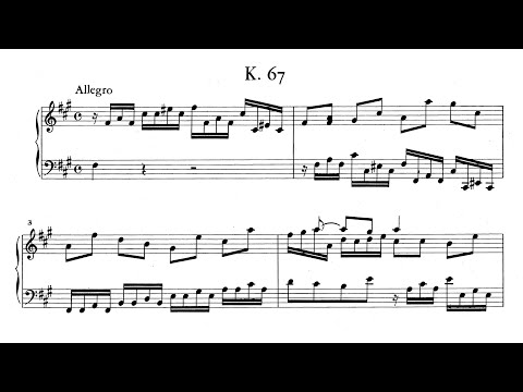 D. Scarlatti - Sonata in F-sharp minor, K.67  (Scott Ross)