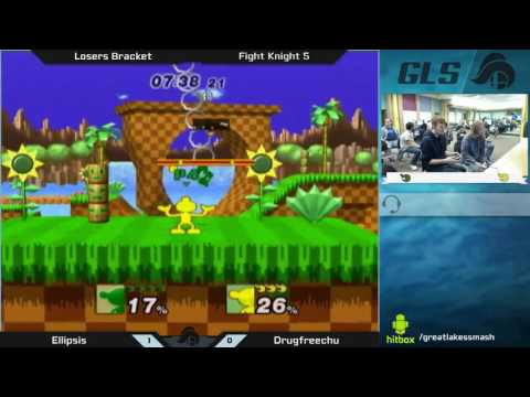 Fight Knight V Project M Singles - Ellipsis (Game & Watch) vs Drugfreechu (Pit/GnW)