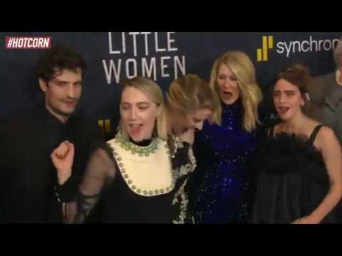 LITTLE WOMEN | Greta Gerwig, Saoirse Ronan, Emma Watson and the cast @ NYC world première | HOT CORN