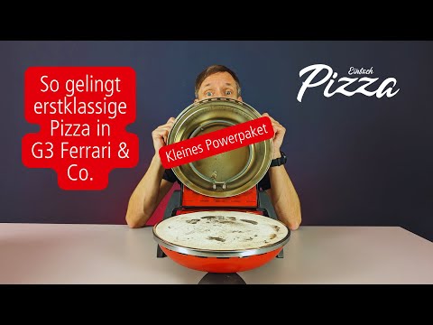 How to make really good pizza in the G3 Ferrari Delizia | with pizza recipe