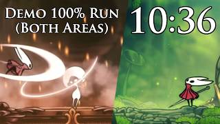 Silksong Demo 100% Speedrun in 10:36 [World Record + More thoughts and details!]