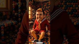 Eu e meu amigo brincamos de esconde-esconde.”