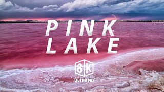 The Pink Lake Of Torrevieja in 8k (With beautiful Relaxing Music)