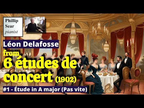 Léon Delafosse : Étude in A major (Pas vite)
