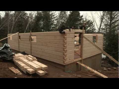 Discovery Dream Homes Log Assembly