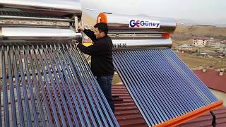 Güneş Enerjisi Su Isıtma #2 (Güneş enerjisi tamiri bakımı.)