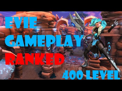 Paladins Evie ranked gameplay - just got 400 level on evie