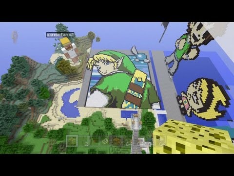 Minecraft Xbox 360 Edition - Incredible Pixel Art