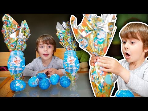 DORAEMON EASTER EGGS OPENING WITH MARCOS - Toys for Kids