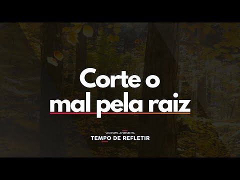 Corte o mal pela raiz - Tempo de Refletir 2732