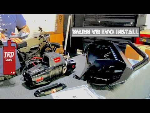 Toyota Tacoma | Warn VR Evo Unboxing/ Install | (2017 Tacoma)