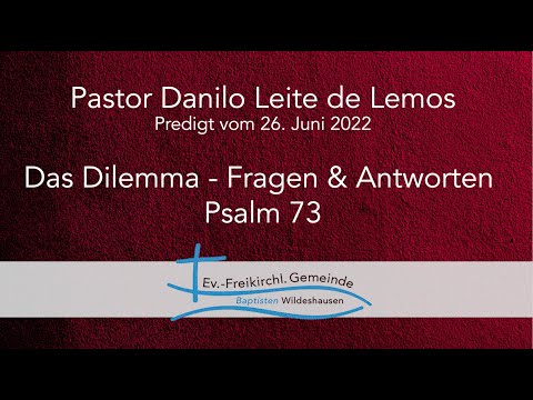 Predigt 26. Juni 2022