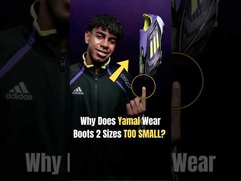 Why Does Yamal Wear Boots 2 Sizes TOO SMALL 😳😱