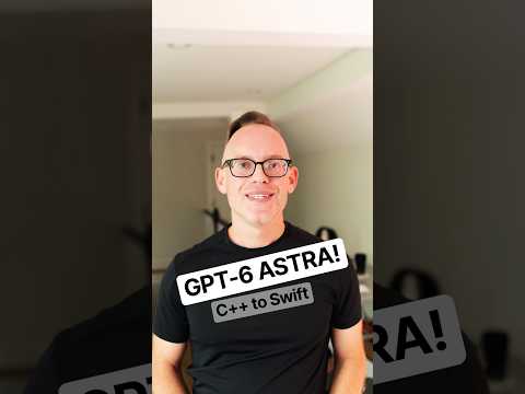 GPT-6 Astra: 3D port from Windows XP to iPhone in Just Over an Hour thumbnail