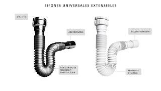 CABEL: SIFONES EXTENSIBLES UNIVERSALES