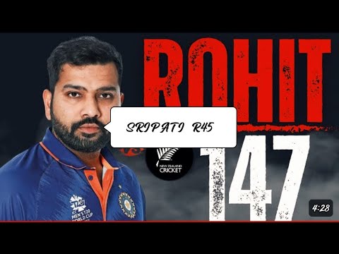 Rohit Sharma.s Sensational 147 against New Zealand Absolute  Mastery On Display #rohitsharma