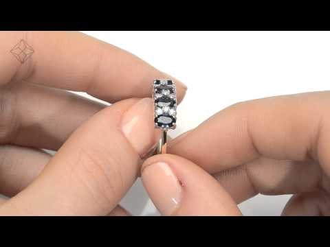 A3932 - Sapphire And Diamond 9K Gold Ring