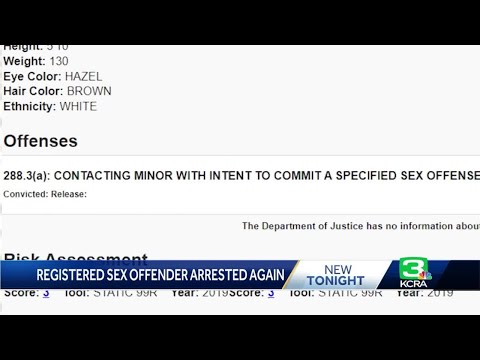 26-year-old registered sex offender in Sacramento County accused of sexually assaulting two teens