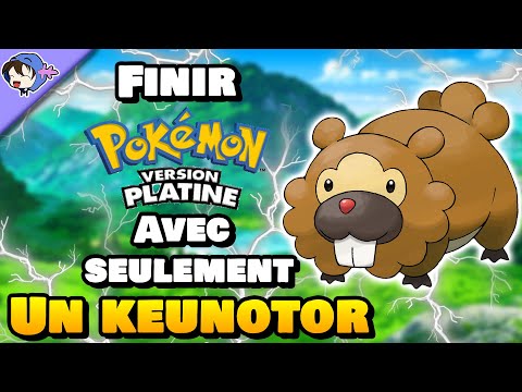 Finir Pokémon Platine avec juste un Keunotor ? | Challenge Pokémon #1