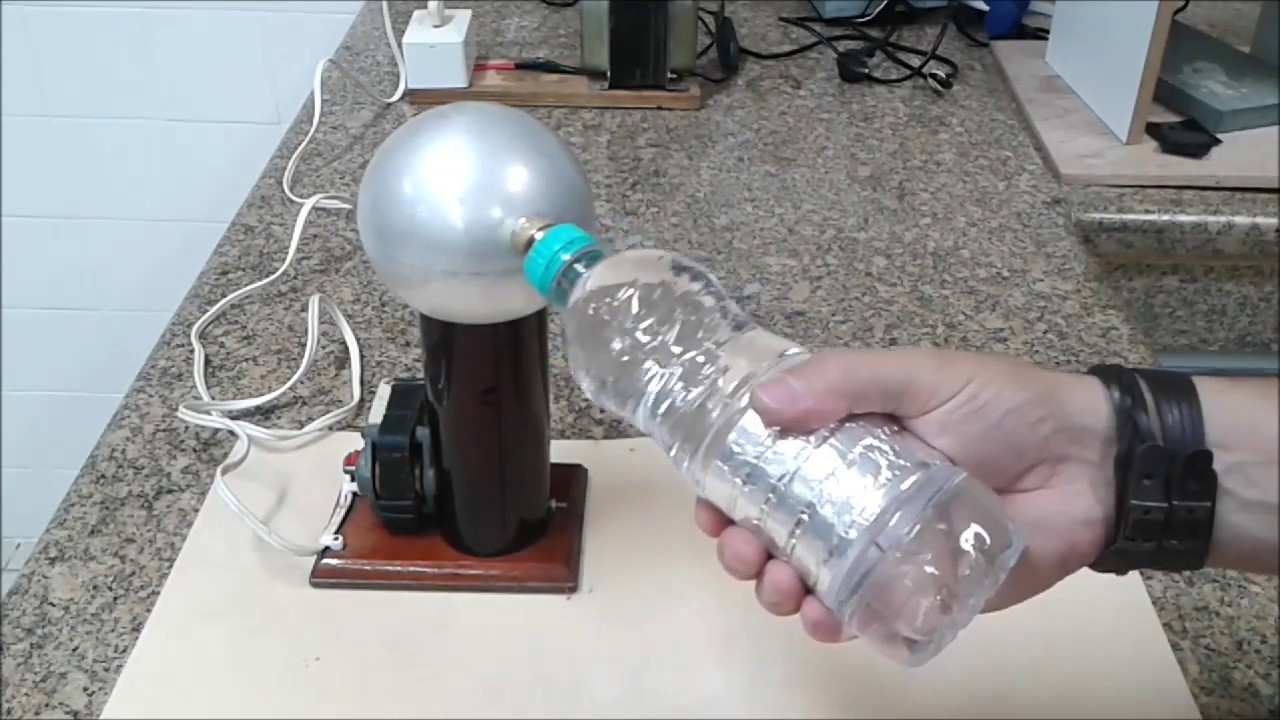 A GARRAFA DE LEYDEN -  EXPERIMENTO DE FÍSICA( ELETROSTÁTICA)