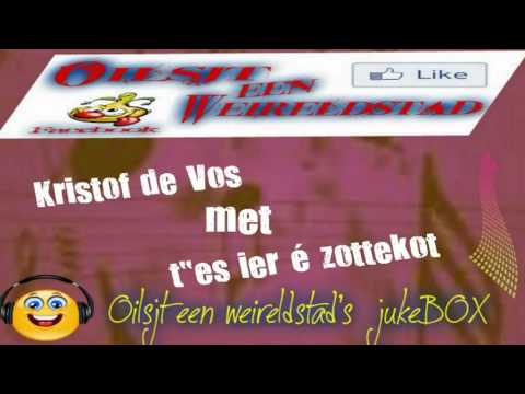 Kristof de Vos met tes ier een zottekot......nu in Oilsjt een weireldstad's jukeBOX.