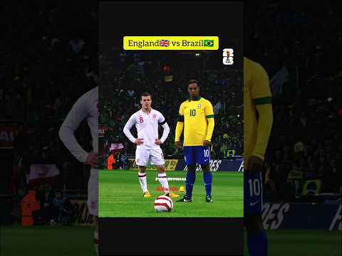 Brazil🇧🇷 vs England🏴󠁧󠁢󠁥󠁮󠁧󠁿 fifa World Cup ❤‍🔥⚽ #football #futbol #soccer #neymar #ronaldinho #shorts