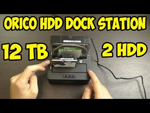 HDD Dock станция Orico 2 HDD 12TB (Обзор и тест)