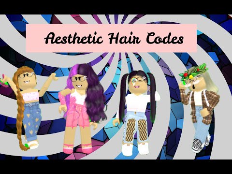 Free Aesthetic Roblox Hair Codes