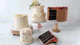 Naturals® 5 Piece Wedding Cake Set Video