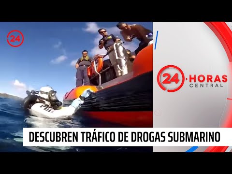 PDI descubre tráfico de drogas por vía submarina: Provienen de Perú y Colombia | 24 Horas TVN Chile