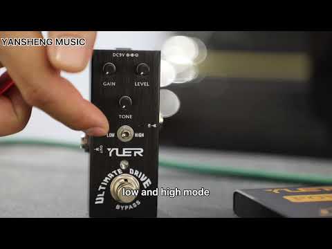 ”Ultimate Drive“ Overdrive for Electric Guitar Effects Pedal