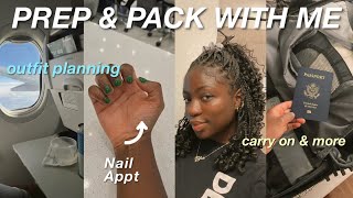 PACK & PREP WITH ME FOR EUROPE ✨| TRAVEL TIPS + SELF CARE + TRAVEL TIPS & MORE