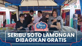 Disparbud Kabupaten Lamongan Bagi 1.000 Porsi Soto Gratis dalam Acara Penutupan Ramadan Megilan