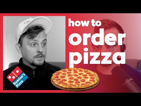 Como pedir pizza em inglês