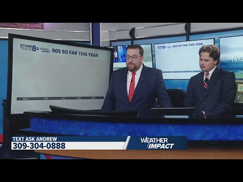 Ask Andrew | When do we normally see our first 90 degree temperature?