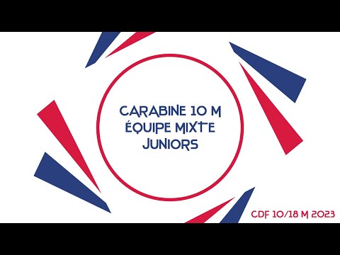 Finale Carabine 10 m par équipe mixte Juniors - CdF 10/18m 2023
