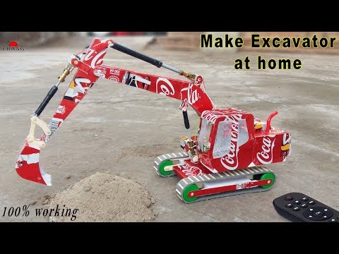 How to make Remote Control EXCAVATOR with 6 DC Motor | 100% working Video