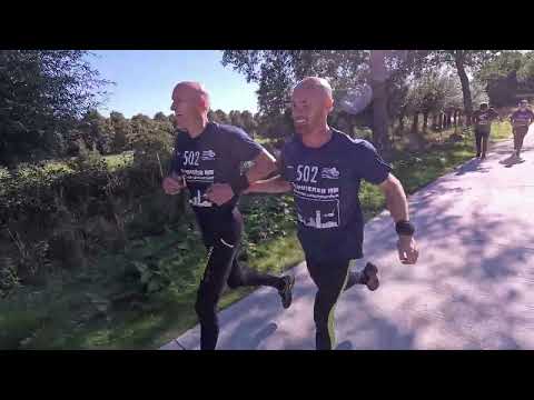 Survivalrun Leeuwarden koppelrun Recreatief 8km Joey Bakker en Teatse Tichelaar