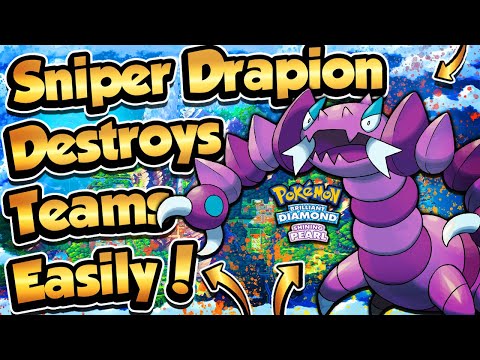 SNIPER DRAPION DOES INSANE DAMAGE! - Pokémon Brilliant Diamond & Shining Pearl Competitive Battles