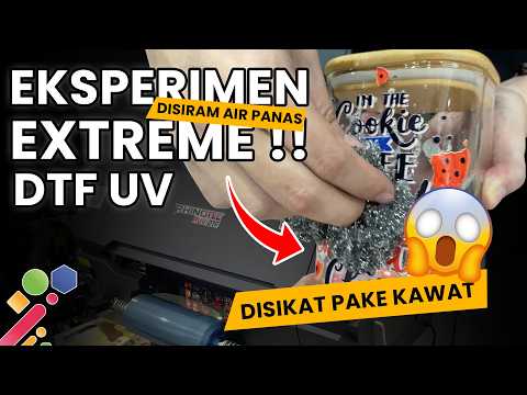 BENERAN TAHAN LAMA?! TES KETAHANAN SABLON DTF UV RHINOTEC !!