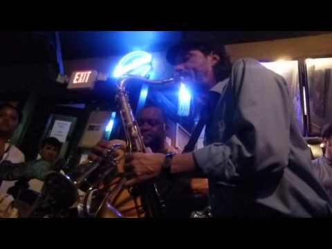 Davis Rogan  at the Spotted Cat on Frenchman Street 08-01-2014 Hurricane